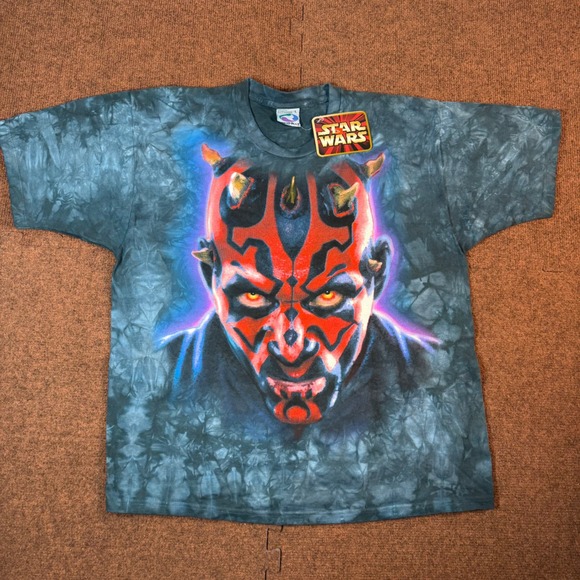 Liquid Blue Other - Liquid Blue Star Wars Darth Maul Tie Dye Shirt Mens Large Graphic Tee NWT 1999